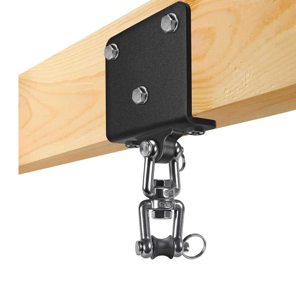 Kipika Heavy Duty Punching Bag Hanger - 360° Swivel I-Beam Mount, Ceiling Installation, Thick Hardware for Boxing, Aerial Yoga, and Home Gym Kipika