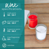 Suave Wax Blend for Container Candles | 10lb Suave Wax Slab for Candle Making | Smooth Blend for High Load Fragrance and Single Pour Formulation |Candle Making Supplies Direct Candle Supply