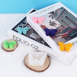 3D Flower Butterfly Silicone Molds Epoxy Resin Molds Floral Butterfly Candle Molds for Candle Making Silicone Mold for DIY Scented Candles Plaster Soap Molds Fondant Cake Decorating Chocolate Molds RUIYDZ