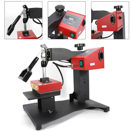 Digital Pen Heat Press Machine, 350W 3D Heat Press Logo Transfer Machine 6PCS Ballpoint Pen Heat Press Tool for DIY Pen Printing, 110V Hot Stamper Transfer Heating YIYIBYUS
