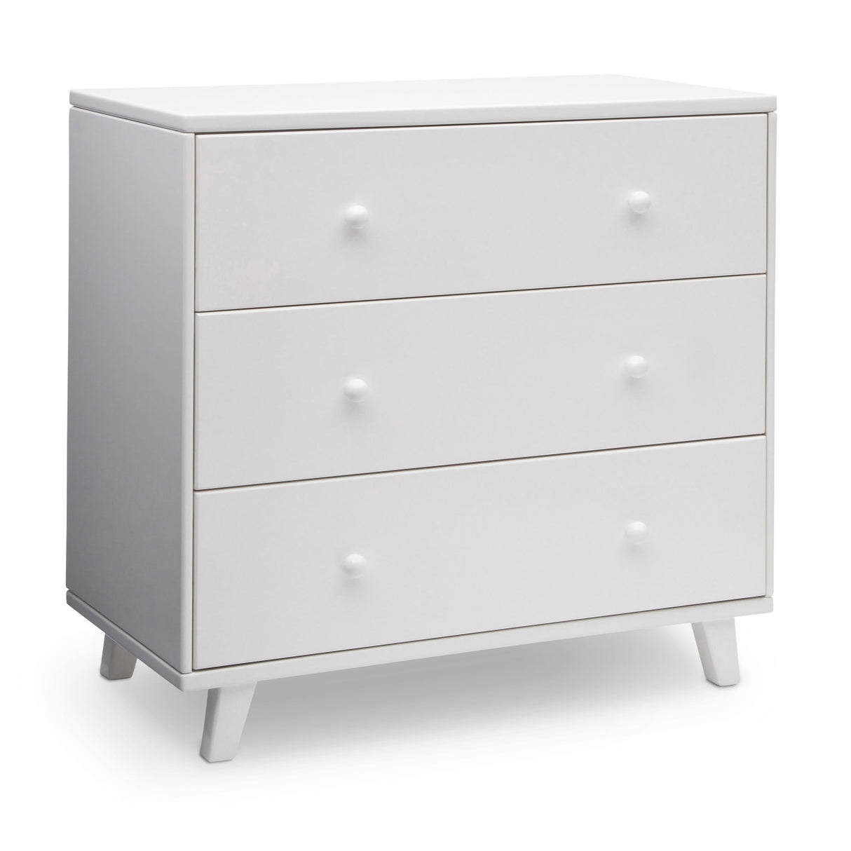 Delta Children Ava 3 Drawer Dresser with Changing Top and Interlocking Drawers - Greenguard Gold Certified, White Delta Children