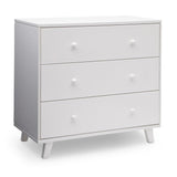 Delta Children Ava 3 Drawer Dresser with Changing Top and Interlocking Drawers - Greenguard Gold Certified, White Delta Children