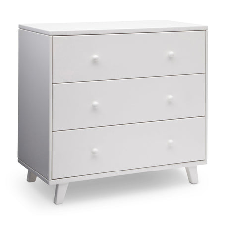 Delta Children Ava 3 Drawer Dresser with Changing Top and Interlocking Drawers - Greenguard Gold Certified, White Delta Children