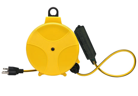 Designers Edge E315 20-Foot Yellow Retractable Extension Cord Reel Designers Edge