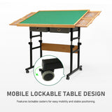 BuilderButler Puzzle Table with Wheels, for 1500 Pieces with Drawers and Cover, 35.4"x26.4" Adjustable Height & 45° Tilting, Puzzle Board for Adults BuilderButler