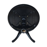 IC International Concepts Table, Dining Height, Black IC International Concepts