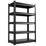 CVGFDR 5-Tier Garage Shelving Heavy Duty, 2500LBS Metal Shelving Unit, Adjustable Garage Storage Shelves, Easy Assembly Steel Shelving, Utility Storage Rack Shelf for Warehouse, 72”H*35.4”W*16”D CVGFDR