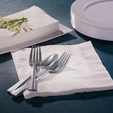 Lillian Tablesettings Premium White Napkins, Large Dinner Napkin, 3 Ply Paper White, 75 count Nicole Home Collection