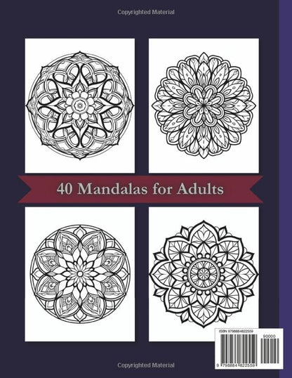 Mystical Mandalas: An Adult Coloring Book for Stress Relief and Mindfulness (Mandala Coloring Books for Adults)