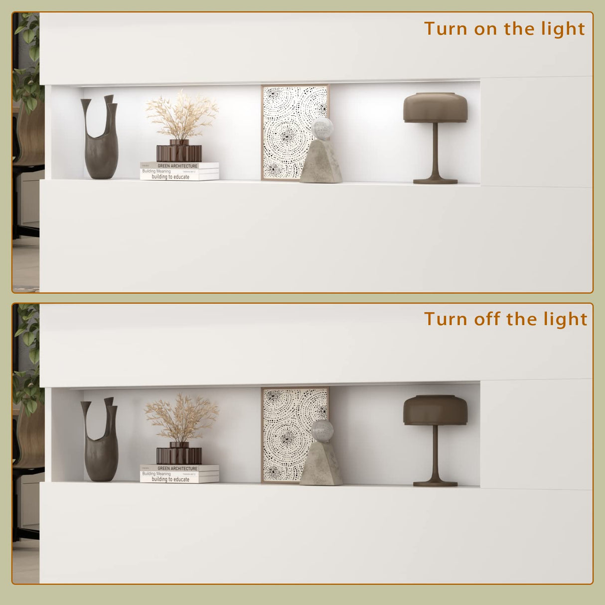 AIEGLE Reception Desk with Counter, Retail Counter with Lighted Display Shelf & Lockable Drawers, for Salon Reception Room Checkout Office, White (47.2" W x 19.7" D x 39.2" H) AIEGLE