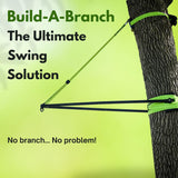 Treezone Build-a-Branch - Turn Any Healthy Tree Into The Perfect Swinging Tree - Build-a-Branch Tree Swing Hanging Kit - Made for Trees 12 + inches in Diameter - Great Tree Swing Addition to Any Yard! Slackers