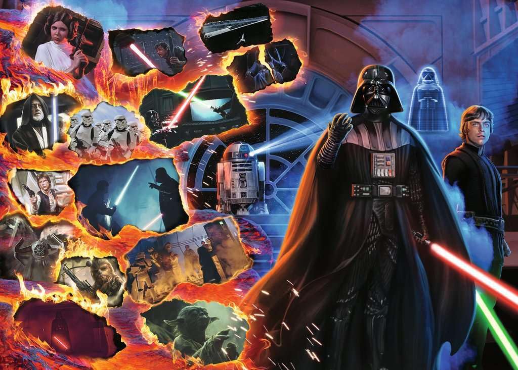 Ravensburger Star Wars Villainous: Darth Vader 1000-Piece Jigsaw Puzzle | Unique and Interlocking Fit | Vibrant, Glare-Free Pieces | Perfect for Adults and Kids Aged 14+ Ravensburger