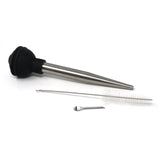 Norpro Deluxe Stainless Steel Baster with Injector and Cleaning Brush 11" x 2" x 2" Norpro