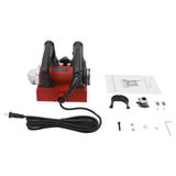 1300W Electric Wall Planer, Handheld Power Hand Planer Portable Roller Planer with Cable, Electric Wall Concrete Tool for Wall Renovation (Red) HuaShuani