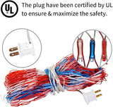 YULIANG LED American Flag Lights,6.5ft*3.2ft Waterproof Led Flag Net Light Outdoor for 4th of July Decorations,Independence Day,Memorial Day, Festival, Garden,Outdoor Christmas Decoration YULIANG