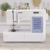 Brother CS5055 Computerized Sewing Machine, 60 Built-in Stitches, LCD Display, 7 Included Feet, White Brother