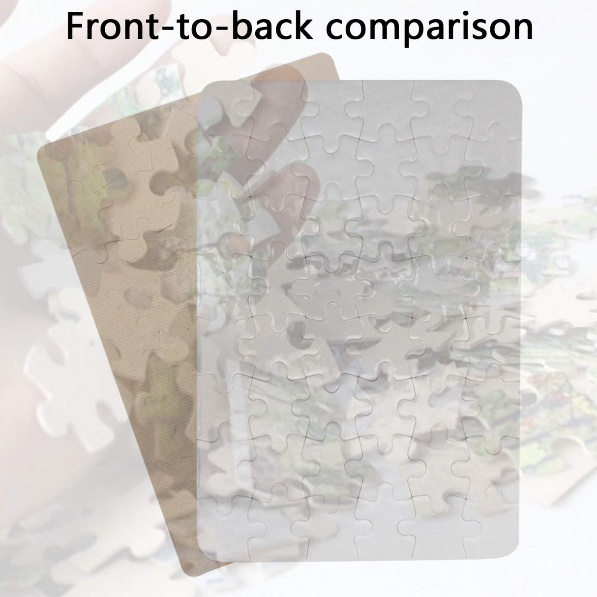 10 Sets Blank Sublimation A5 Jigsaw Puzzle with 48 Pieces DIY Heat Press Transfer Crafts A5 Thermal Transfer Puzzle Wholesale DIY Thermal Transfer Pearl Puzzle Blank Puzzle Thermal Transfer Supplies MS WGO