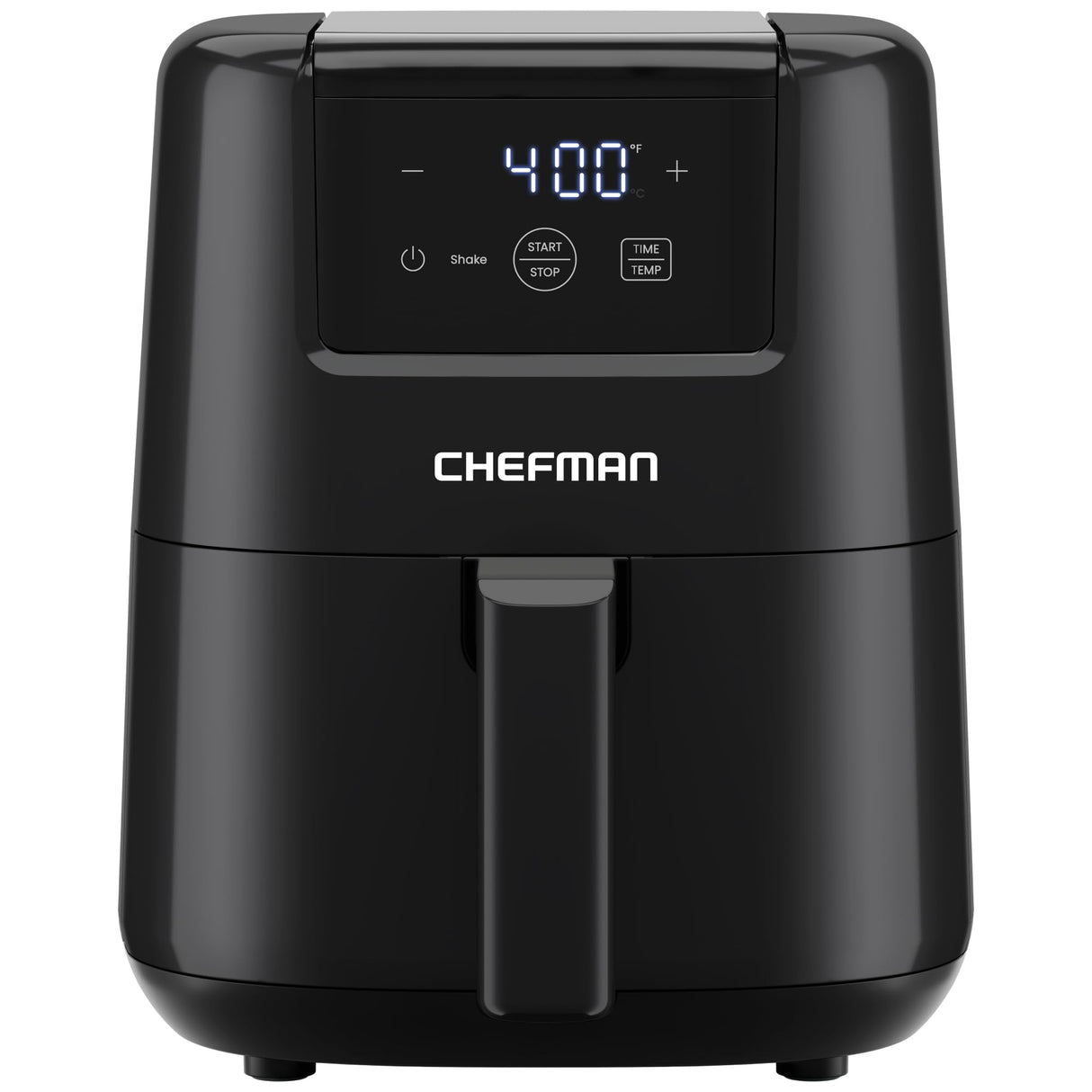 CHEFMAN 2 Qt Mini Air Fryer – Digital Space-Saving Compact Air Fryer with Nonstick and Dishwasher Safe Basket, Quick & Easy Meals in Minutes, Features Digital Timer and Shake Reminder – Black Chefman