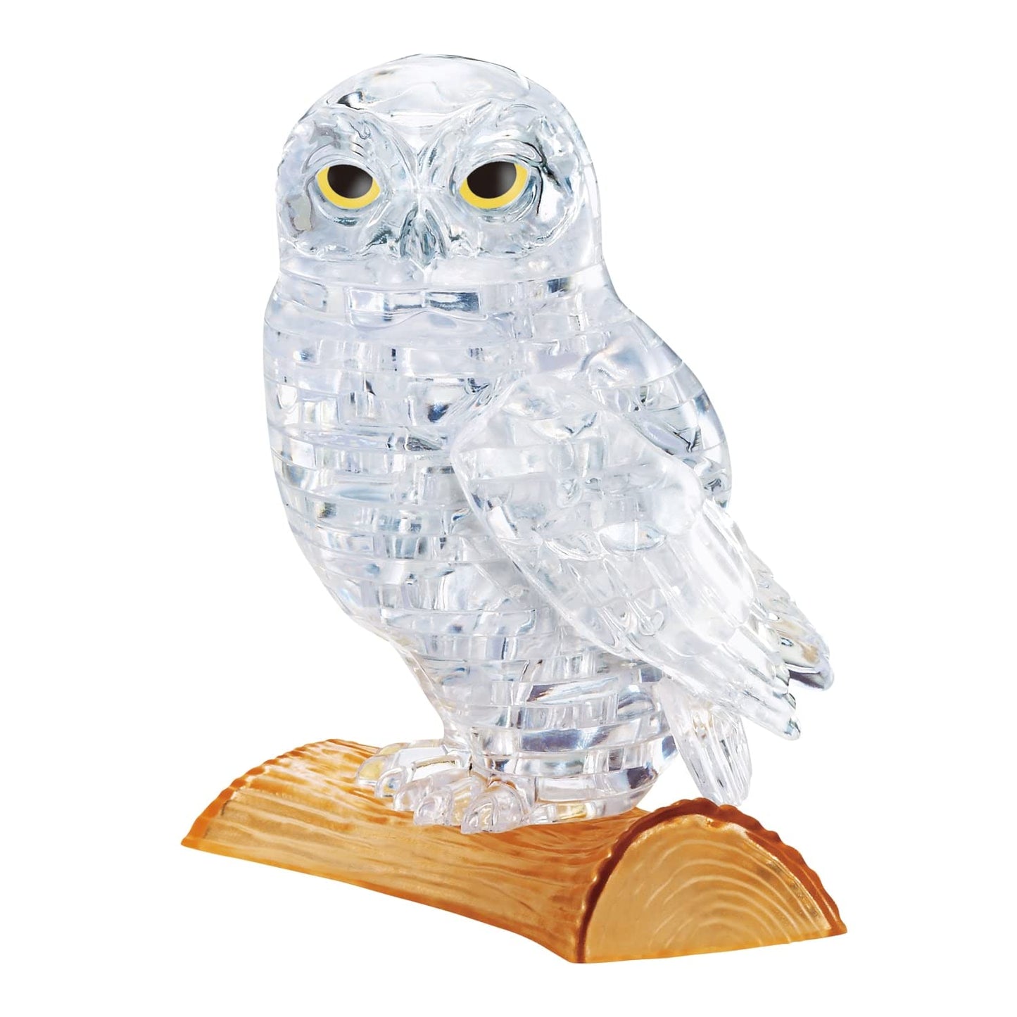 BePuzzled | Owl Original 3D Crystal Puzzle, Ages 12 and Up, Owl, Clear