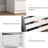 Vibe & Dine White Dresser 12 Drawer, Modern Long Dresser for Bedroom, Wood Chest of Drawers with Wide Storage for Living Room Vibe & Dine