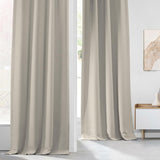 HPD Half Price Drapes Faux Linen Textured Room Darkening Curtains for Bedroom 108 Inches Long (1 Panel), 50W X 108L Curtains for Living Room Home Decor, Birch HPD Half Price Drapes