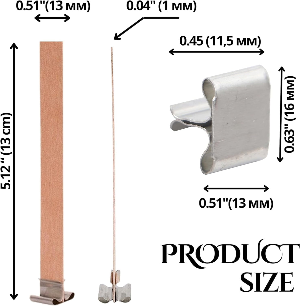 151PCS Wicks Candle Making Set – Wooden Wicks with Metal Base for Candle Making Smokeless with Black Trimmer and Stickers (Black) YARRD