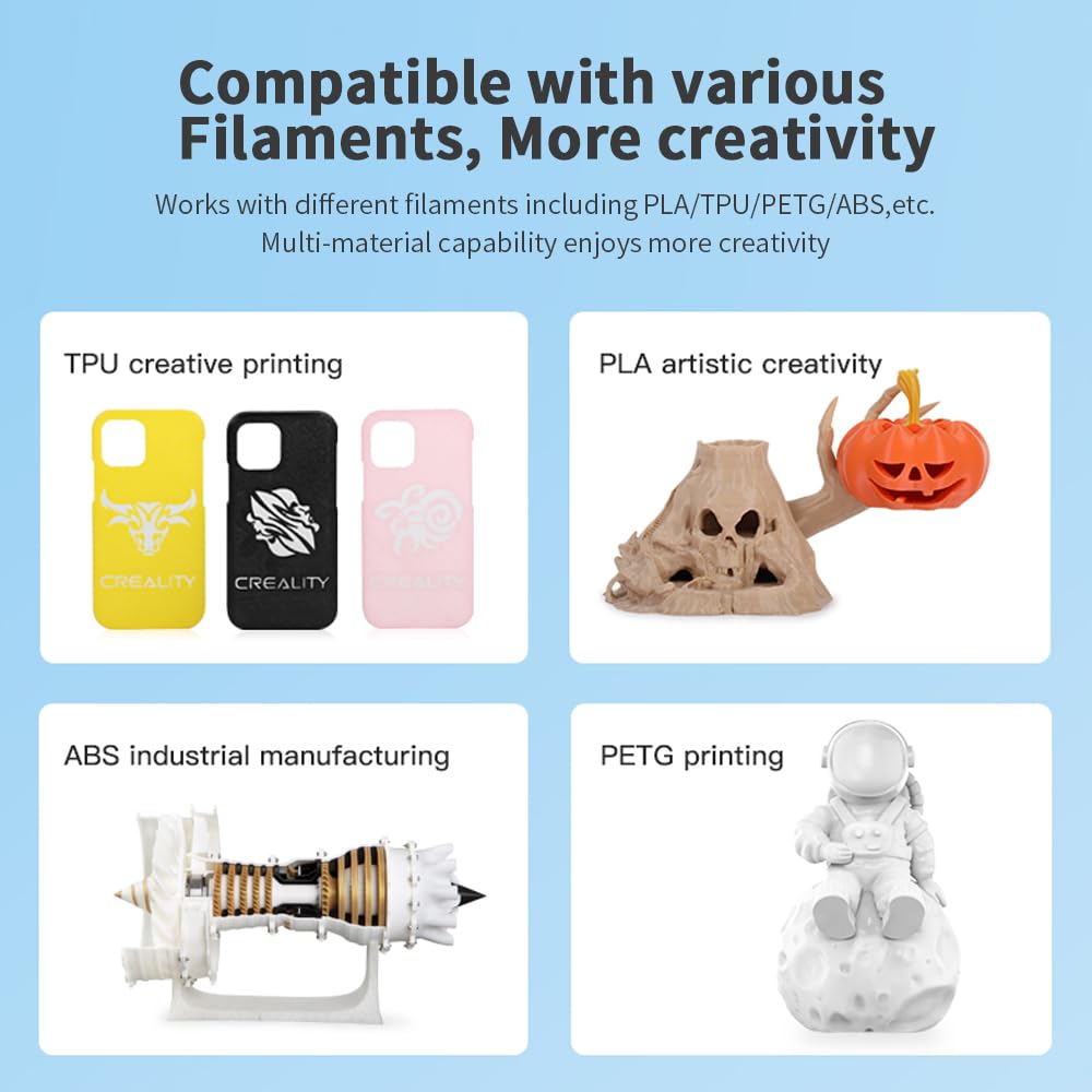 Creality Ender 3 V3 SE Extruder Kit, Original Direct Extrusion Kit Dual Gear Extruder 3.5:1 Gear Ratio Feeding Extrusion Mechanism Kit for Ender 3 S1/Ender 3 S1 Pro/Ender 5 S1/Ender 3 V3 KE 3D Printer Creality