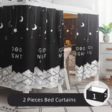 XGOPTS Bottom Bunk Bed Curtains Privacy Curtains Breathable Dustproof Single Bed Blackout Curtains Privacy Cloth Panels Underbed Loft Bed Canopy Tent Curtain Shading Drapes for Dorm XGOPTS
