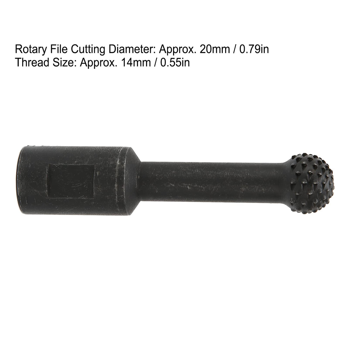 Sphere Rotary Burr, Ball Gouge, Ball Gouge Angle Grinder Attachments Power Carving Tools Rotary Tool for Wood Carving Grinding Polishing Engraving (20mm) Naroote