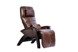 Svago ZGR Plus SV-395 Dual Power Infinite Position Zero Anti Gravity Recliner with Heat and Massage - Chestnut Faux Leat Cozzia