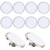 Hicarer 30 Pieces Sublimation Blank Pins Button Pin Badge DIY Button Badge Sublimation Silver Blank Base Pins for DIY Craft Making School Supplies Hicarer