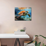 Sea Turtle DIY Paint by Numbers for Adults, Sea Turtle in The Sea Paint by Number Kits with Brushes and Pigment for Home Wall Decoration, Art Crafts, 16"x20" TUMOVO