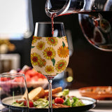 ZUYYON 20 Pcs Sublimation Blank Wine Glass Sleeve and Base Cover Set Neoprene Insulated Wine Glass Cover Sublimation Drink Sleeve Holder for Wine Glass Sublimation Ornaments Supplies ZUYYON