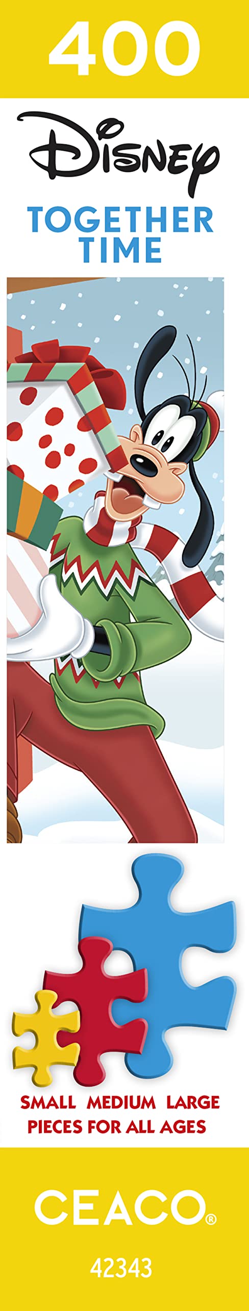 Ceaco - Disney Holiday - Together Time - Mickey & Friends Holiday - 400 Piece Jigsaw Puzzle Ceaco