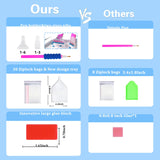 Reivworl Landscape Diamond Art Kits for Adults, Sunset Diamond Painting Kits, Gem Art Kit for Gifts and Home Interior Decor 12x16 Inch Reivworl