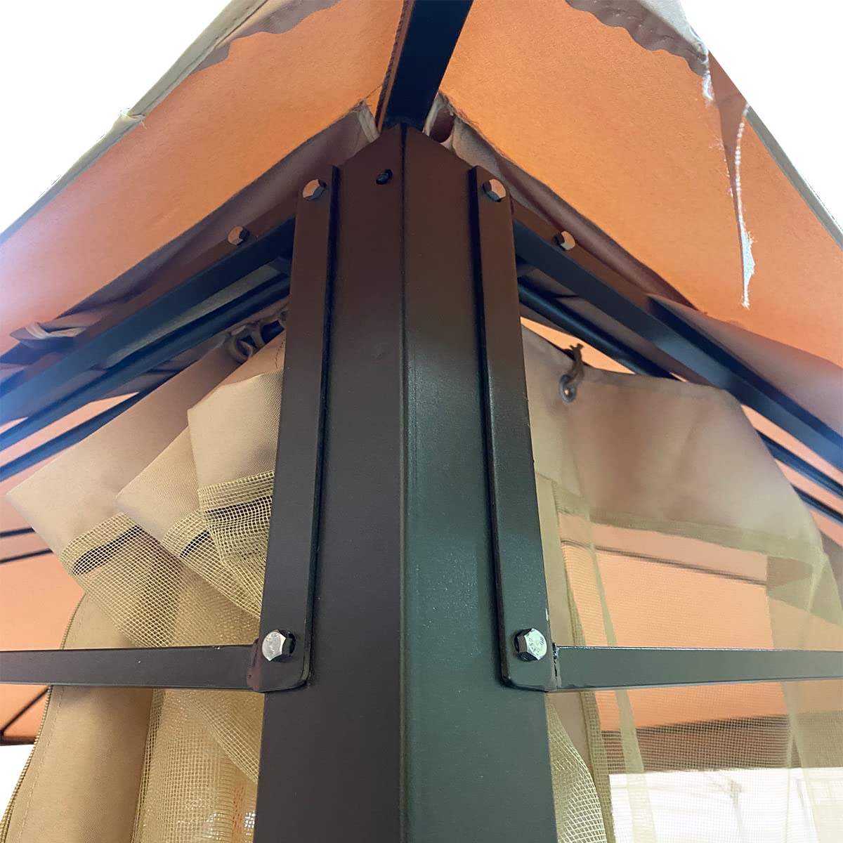 Garden Winds Replacement Canopy Top Cover Compatible with The Gazebo TPGAZ2303D TPGAZ2403-A-C - Riplock 350 Garden Winds