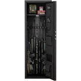 5-8 DIY assemble Gun Safe for Rifles Shotguns Pistols | Large Capacity Heavy Duty Steel Security Cabinet | Electronic Digital Lock with Quick Access | with Pistol Pouches, Adjustable Gun Stocks Gareinwuds