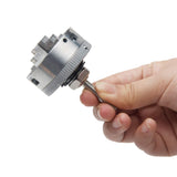 Z011 Mini Lathe Chuck Set - Self Centering Zinc Alloy 3/4 & 4 Jaw Chucks with Connecting Rods, Compatible with Electric Drill (Type B) Faddare