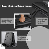 yeesport Universal Forklift Seat, Fold Down Forklift Seat with Adjustable Angle Backrest, Comfortable Leather Seat with High Resilience Sponge Filling, Seat for Dozers Excavators Tractors yeesport