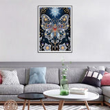 WSLWXSHM 5D Special Shape Diamond Art Kits for Beginners, Diamond Painting Kits for Adults Butterfly, Crystal Rhinestones Diamond Painting for Home Wall Decoration Gift 12×16inch/30×40cm WSLWXSHM
