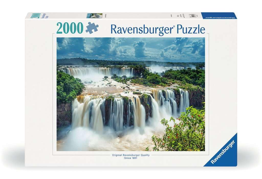 Ravensburger Iguazu Falls, Brazil 2000 Piece Jigsaw Puzzle for Adults | Unique, Pieces | Anti-Glare Surface | FSC Certified, Eco-Friendly | Amazon Exclusive Ravensburger