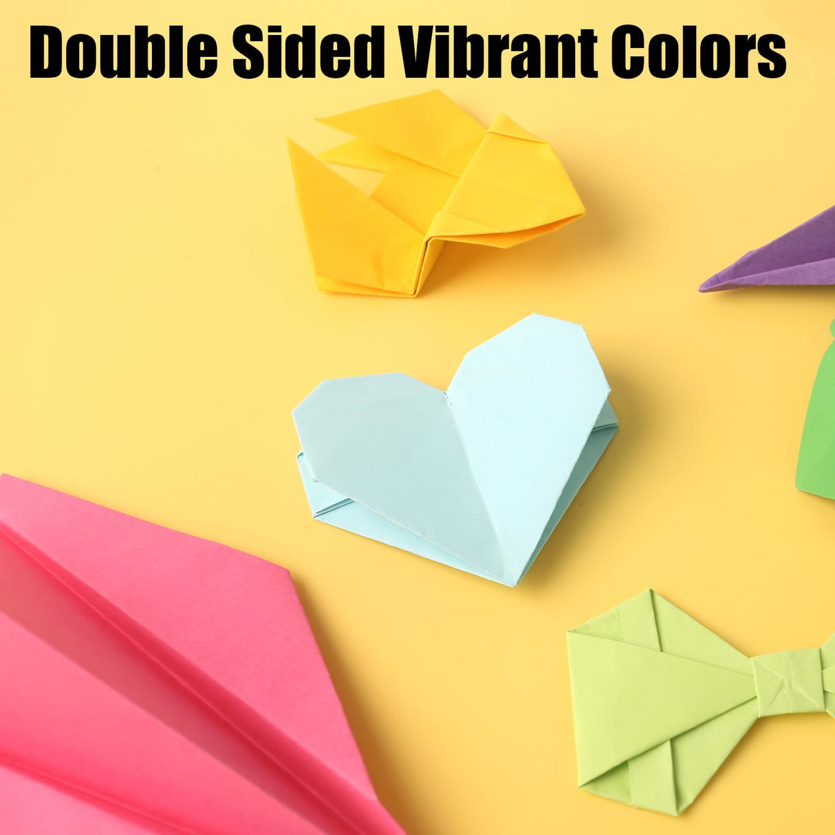 Koogel 250 Sheets Oragami Paper for Kids, 6 x 6 Inch Colored Craft Paper Double Sided Square Paper Easy Fold Paper for Beginners Arts and Crafts Koogel