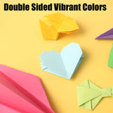 Koogel 250 Sheets Oragami Paper for Kids, 6 x 6 Inch Colored Craft Paper Double Sided Square Paper Easy Fold Paper for Beginners Arts and Crafts Koogel