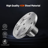 4" Steel Wood Lathe Faceplate,Faceplate for Wood Lathe,Lathe Face Plate Fit for 1" x 8TPI Spindle with Screwchuck HAowosi