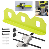 DECKMAN 204358001 Edge Guide Assembly & Battery Holder Kit Compatible with Ryobi P601 P206 18V One+ Trim Router, Pcl424, Pcl424B, for Ridgid R2401, Battery Holder Fit 18V Batteries DECKMAN