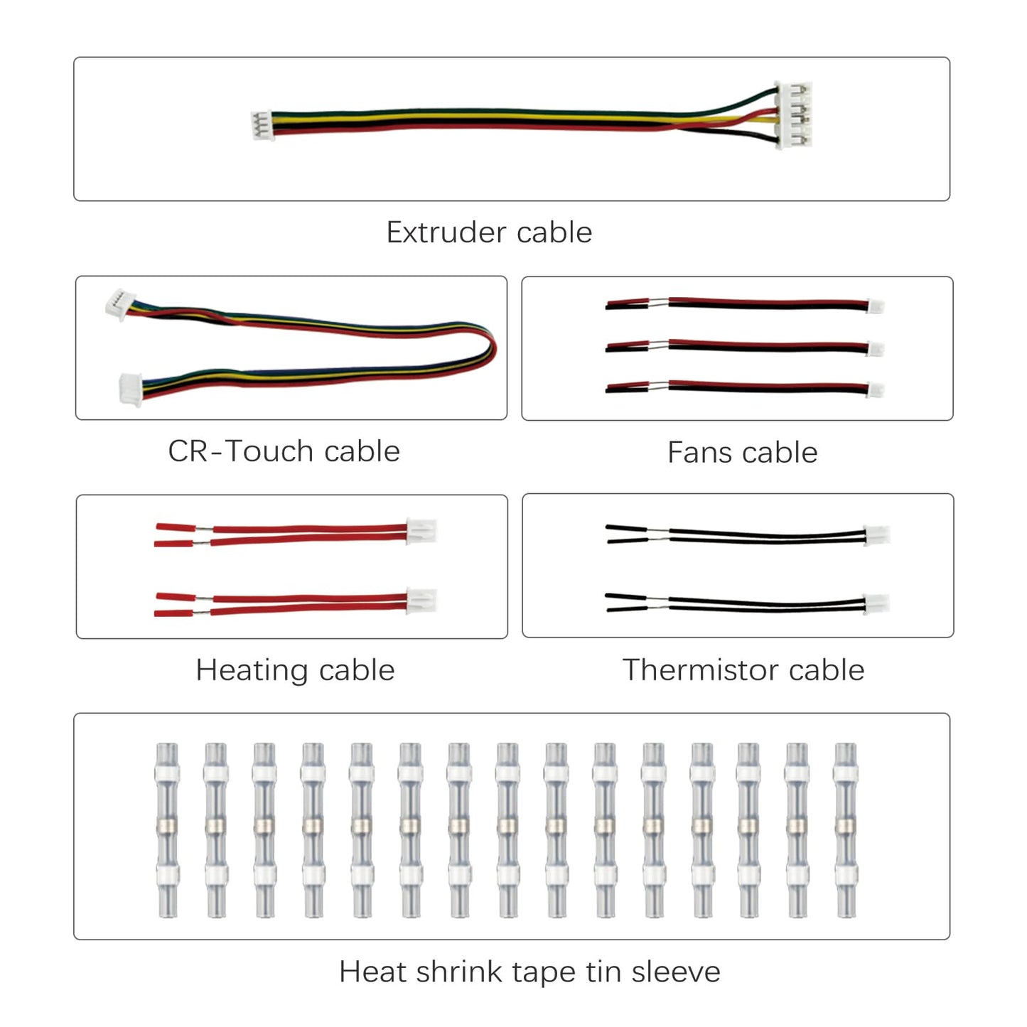 ChowThink Hot End and Direct Drive Extruder PCB Breakout Board with Ribbon Cable for Ender3，Ender 3 pro，Ender 3 V2，Ender 3 neo 3D Printer Upgrade Accessories - WoodArtSupply