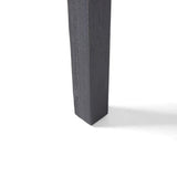 Great Deal Furniture Christopher Knight Home Eric Outdoor Expandable Acacia Wood Dining Table, Dark Gray Finish Christopher Knight Home