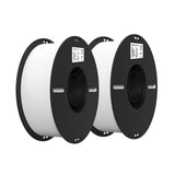 Creality PLA Filament 1.75mm Bundle 2KG, 3D Printer Filament Dimensional Accuracy +/- 0.02mm, No-Tangling Strong Bonding 3D Printing Filament, Fits for Most FDM 3D Printers(White) Creality