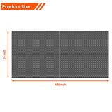 Ultrawall 4 Pcs Metal Pegboard Wall Panels, Peg Boards for Garage Tool Storage Ultrawall