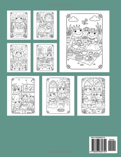 The Frog King's Forest: A Whimsical Royal Frog-Themed Coloring Book for Kids. Enchanted Fairytale Scenes to Spark Creativity & Imagination: Frog ... Castle Life & More, Perfect for ages 4+ Majosta